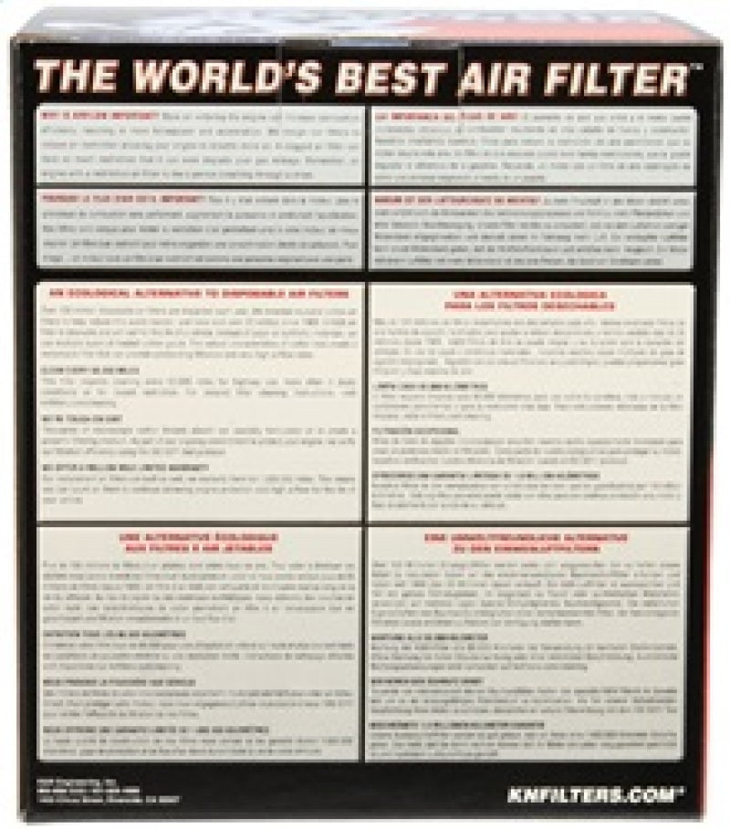K&N Replacement Air Filter 10-13 Audi A8 Quattro 4.2L V8 (2 required) - E-1996 for 2010-2012 Audi A8 - detail view