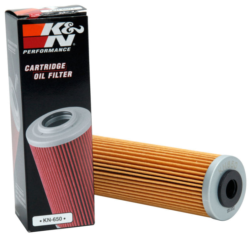 K&amp;N 1.625in OD x 5.05in H Oil Filter - KN-650