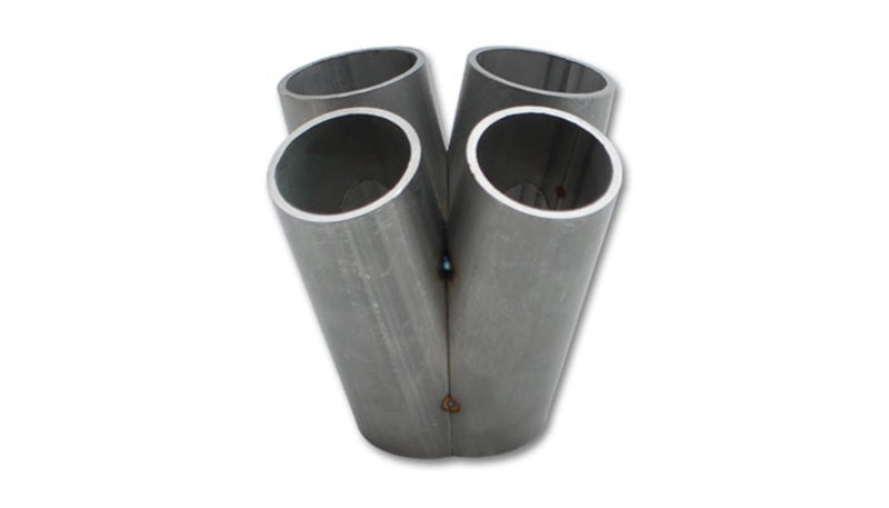 Vibrant 4 into 1 SS Turbo Mani Collector for GT28/30/35 in Flange 48mm Pipe OD 4.5in tall 58mm out - 2457