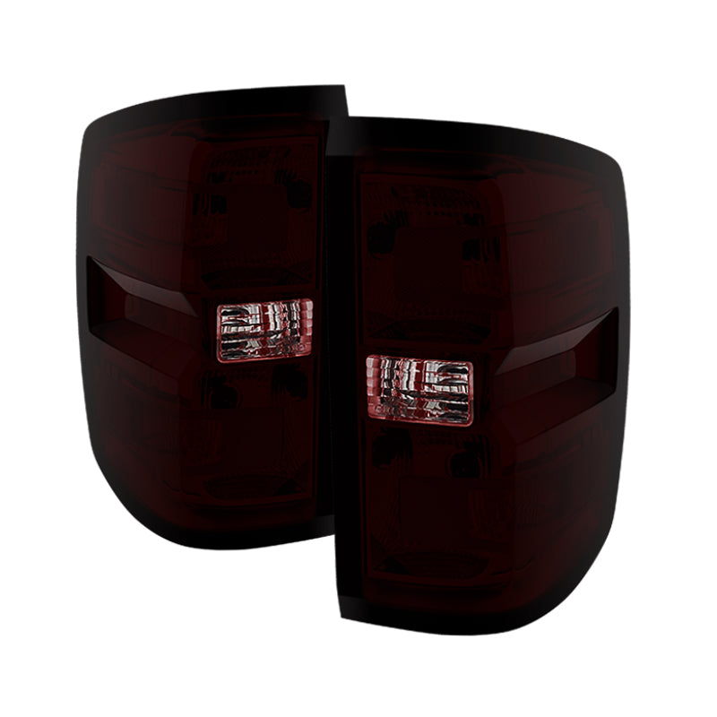 Xtune Chevy Silverado 2014-2016 OEM Style Tail Lights -Dark Smoked ALT-JH-CS14-OE-RSM - 9031939