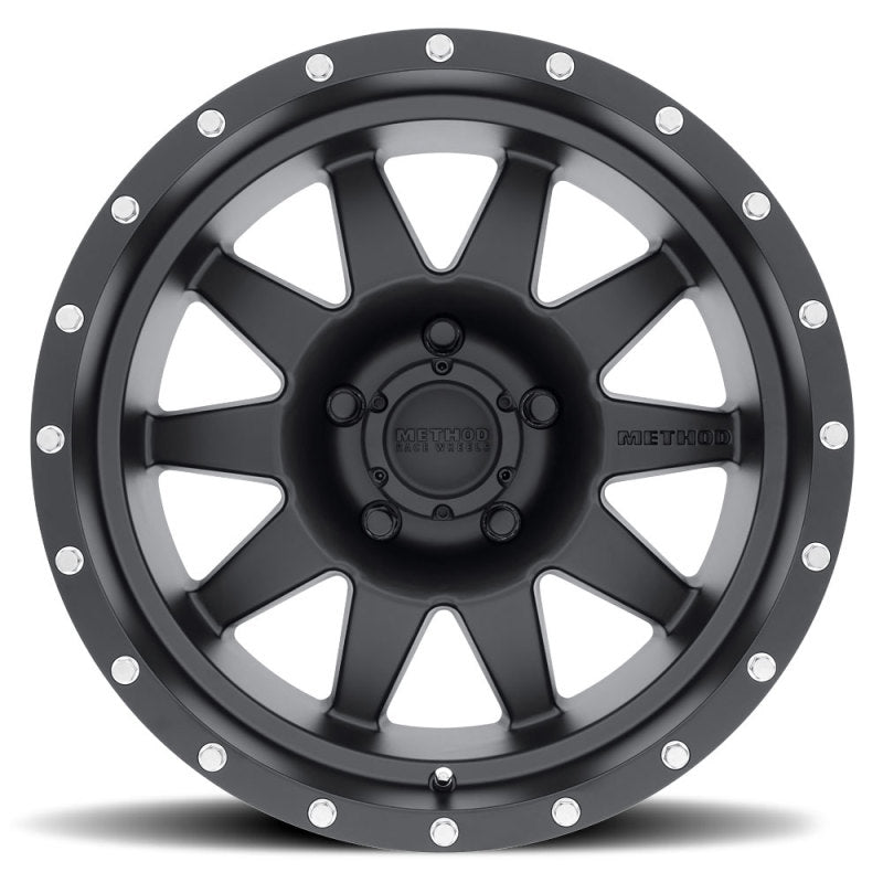 Method MR301 The Standard 18x9 -12mm Offset 5x5 94mm CB Matte Black Wheel - MR30189050512N