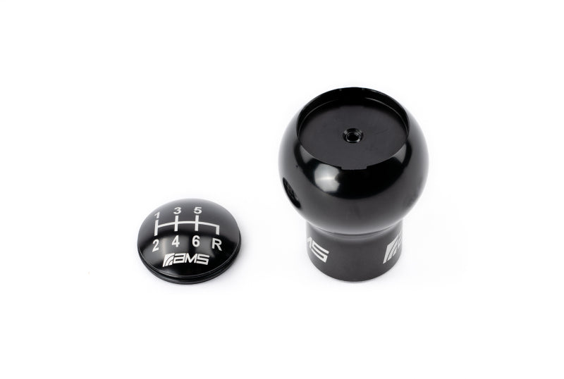 AMS Performance Subaru WRX/STi 6-Speed Billet Shift Knob (Incl Red, Black, &amp; Gunmetal Cap) - AMS.50.06.0002-1
