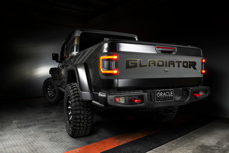 Oracle 2020+ Jeep Gladiator JT Flush Mount LED Tail Lights -  Tinted Lens - 5882-504-T