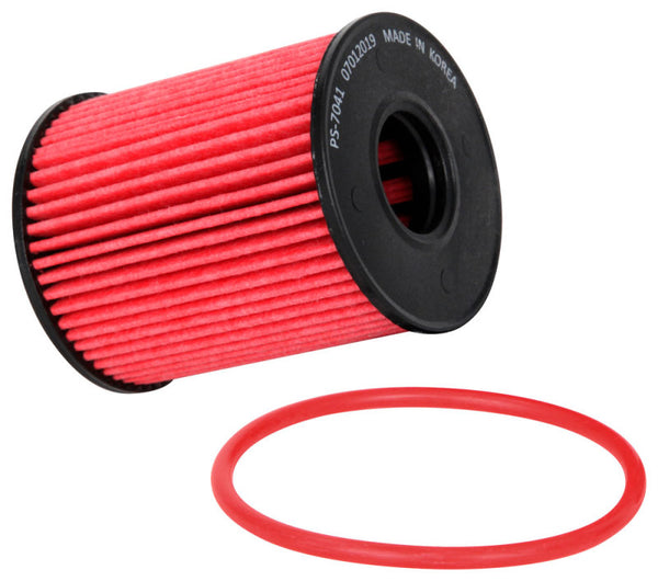 K&N Performance Oil Filter - 14-18 Fiat 500L 1.4L L4 Gas - HP-7041 for 2013-2016 Dodge Dart - front view