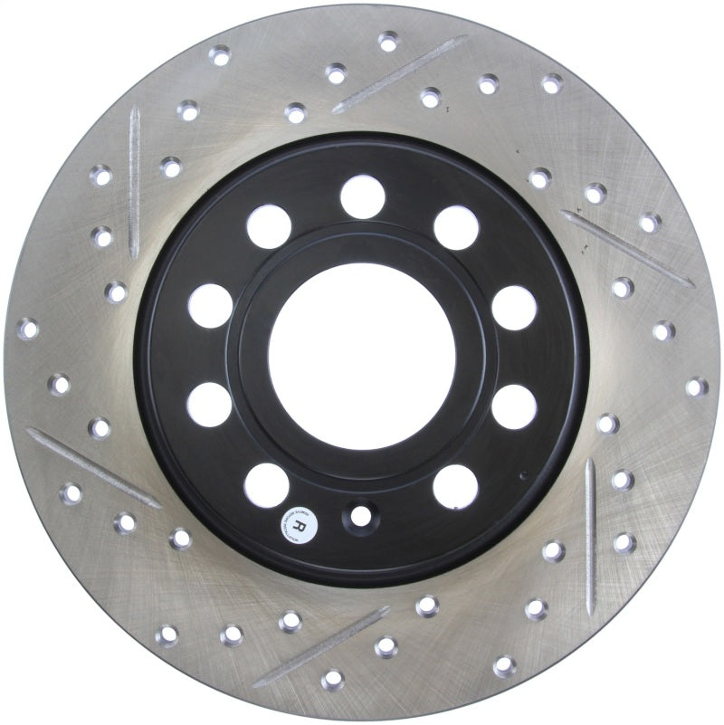 StopTech Slotted &amp; Drilled Sport Brake Rotor - 127.33131R