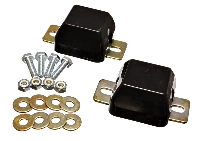Energy Suspension 00-04 Ford Excursion / 99-04 F-250 Super Duty 4WD Black Front Axle Bump Stop Set - 4.9103G for 1999-2004 Fo