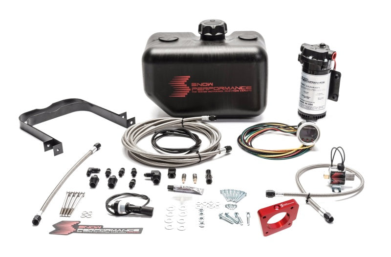 Snow Performance 05-14 STI Stg 2 Boost Cooler Water Injection Kit w/SS Brd Line &amp; 4AN Fittings