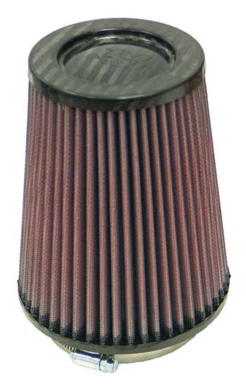 K&N Round Tapered Universal Air Filter 4in Flange ID x 5.375 Base OD x 4in Top OD x 6.5in H - RP-4980 for 2000-2008 Honda S20