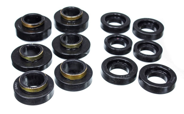 Energy Suspension GM Black Body to Frame Mount and Radiator Support Bushing Set - 3.4101G for 1967-1981 Chevrolet Camaro - fr