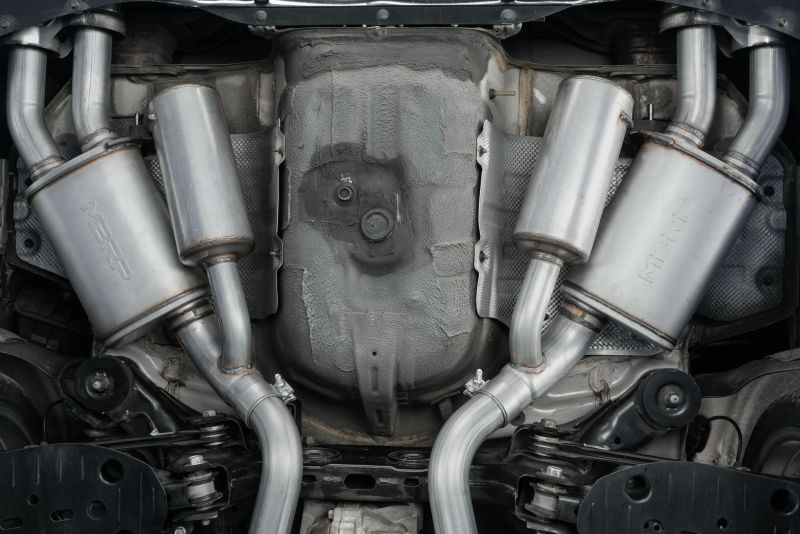 MBRP 2018+ Kia Stinger 3.3L RWD/AWD 2.5in Cat Back Dual Rear Exit w/o Tips - S4704AL