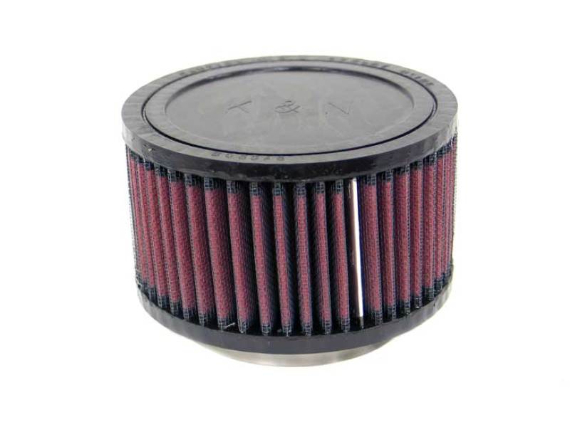 K&N Universal Rubber Filter 3 inch Flange 5 inch OD 3 inch Height - RU-2420 by K&N Engineering - front view