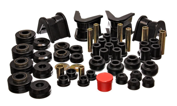 Energy Suspension 73-79 Ford F-150 Pickup 4WD Black Hyper-flex Master Bushing Set - 4.18107G for 1977-1979 Ford F 150 - front