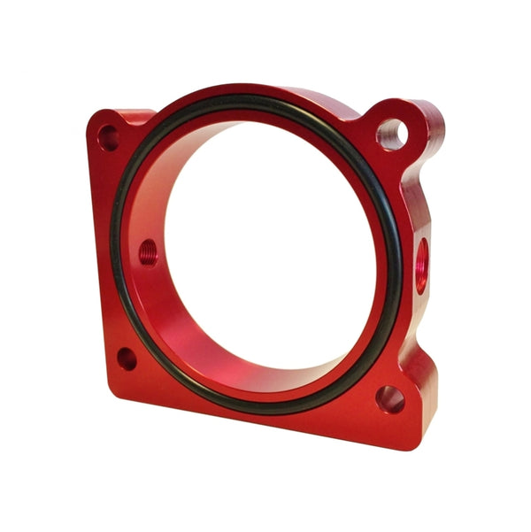 Torque Solution Throttle Body Spacer (Red) Ford F-150 3.5L Ecoboost / 3.7L V6 - TS-TBS-028R for 2011-2015 Ford F 150