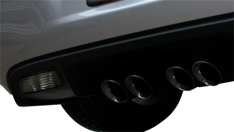 Corsa 05-08 Chevrolet Corvette C6 6.0L V8 Black Sport Axle-Back Exhaust - 14169BLK