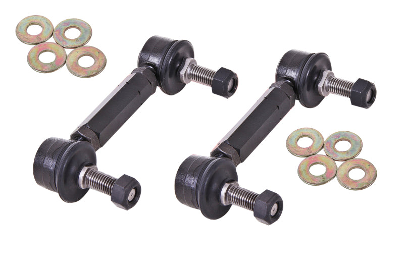 BMR 15-23 S550 Mustang Rear Sway Bar End Link Kit - Black - ELK014