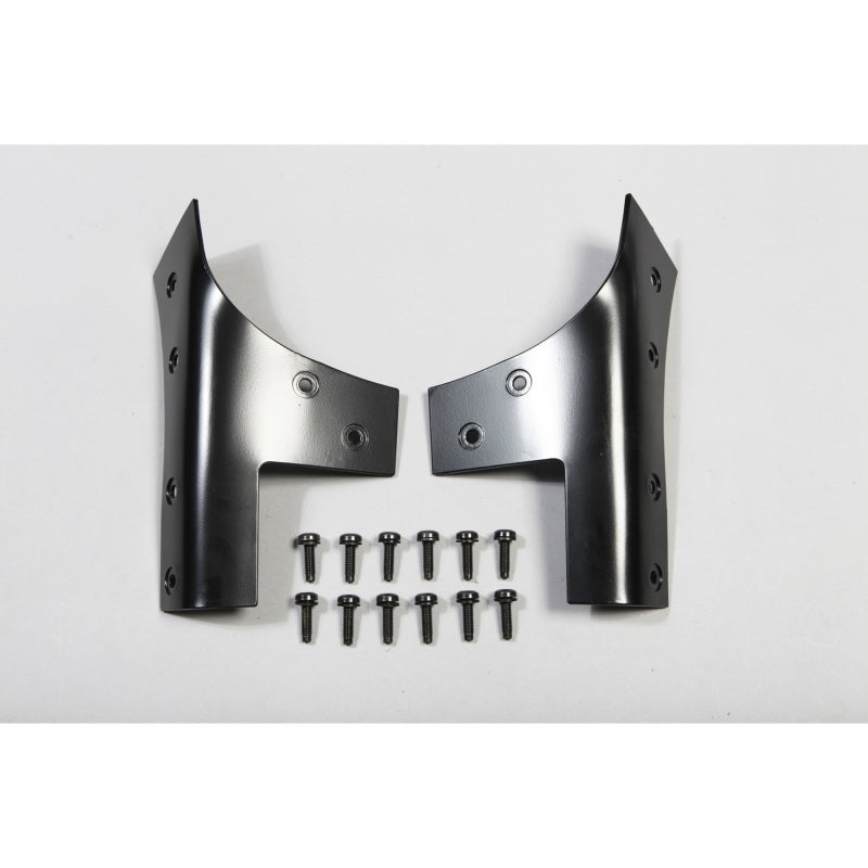 Rugged Ridge 07-18 Jeep Wrangler JK Black Windshield Hinges - 11209.03 for 2007-2018 Jeep Wrangler - front view