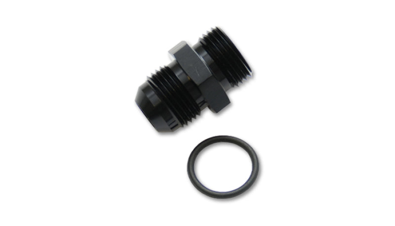 Vibrant -10AN Flare to AN Straight Thread (9/16-18) with O-Ring Adapter Fitting - 16834