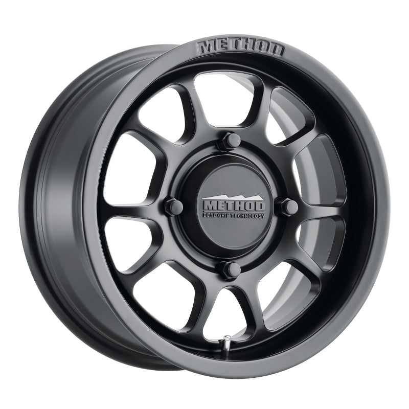 Method MR409 Bead Grip 15x10 / 5+5/0mm Offset / 4x156 / 132mm CB Matte Black Wheel - MR40951046555