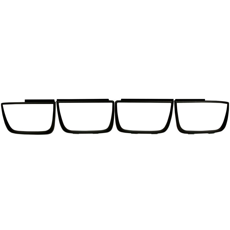 ANZO Taillight Bezels 2010-2013 Chevrolet Camaro Taillight Bezels - 4pc Flat Black - 351001