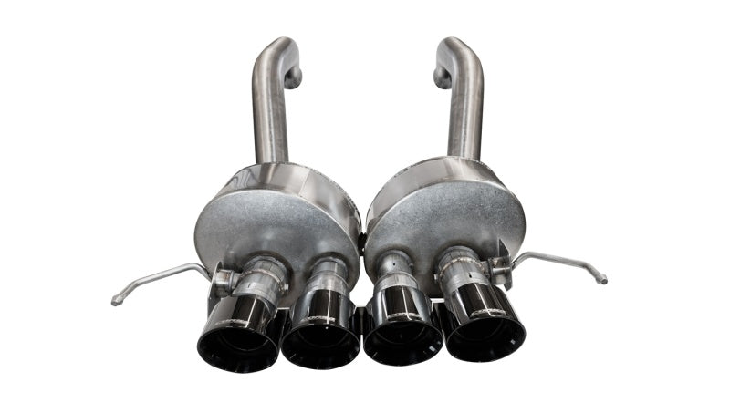 Corsa 2014-2019 Chevrolet Corvette C7 Z06 6.2L 2.75in Xtreme Axle-Back w/ Dual NPP &amp; Quad Black Tips - 14777BLK