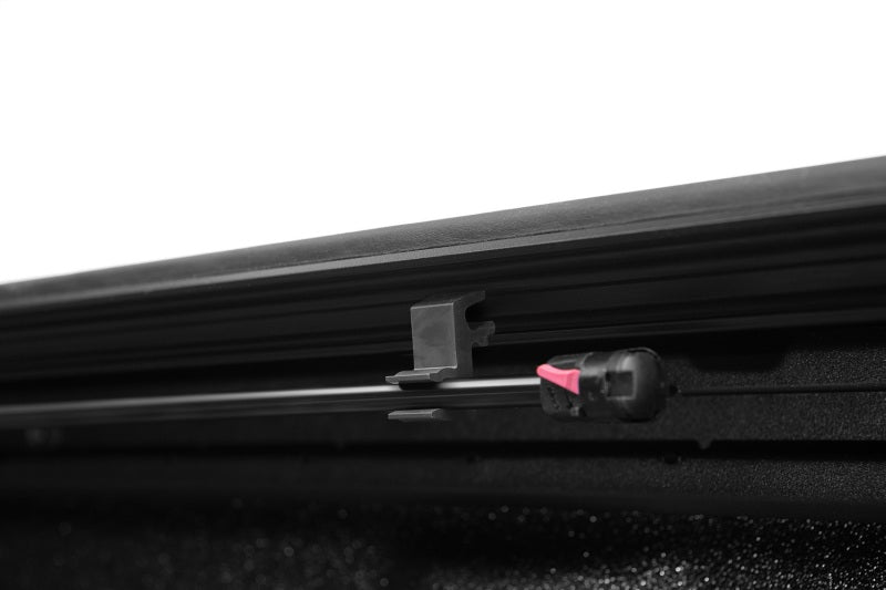 Rugged Ridge Armis Hard Folding With LINE-X Bed Cover 2020 JT - 13550.24 for 2020-2025 Jeep Gladiator - installed view