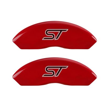 MGP 4 Caliper Covers Engraved Front &amp; Rear ST Red No Bolts