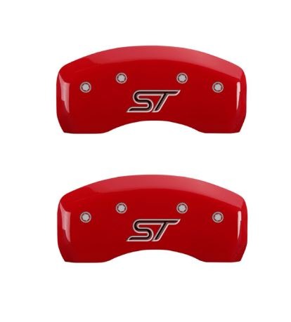 MGP 4 Caliper Covers Engraved Front &amp; Rear ST Red