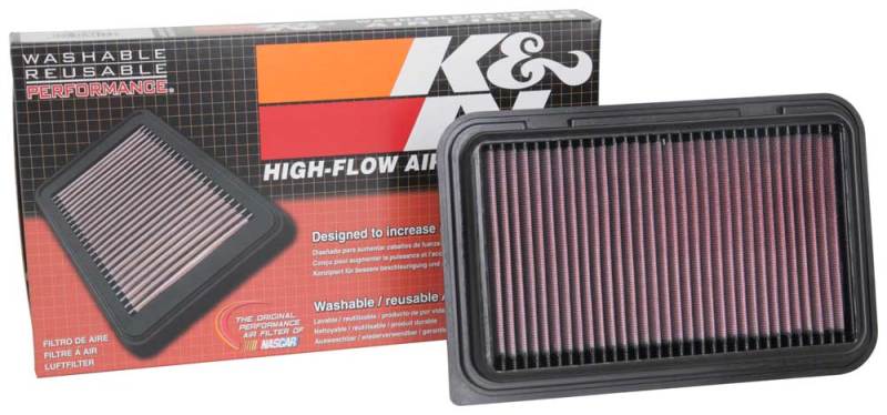 K&N 2017 Suzuki Swift V L3-1.2L F/I Replacement Drop In Air Filter - 33-3126