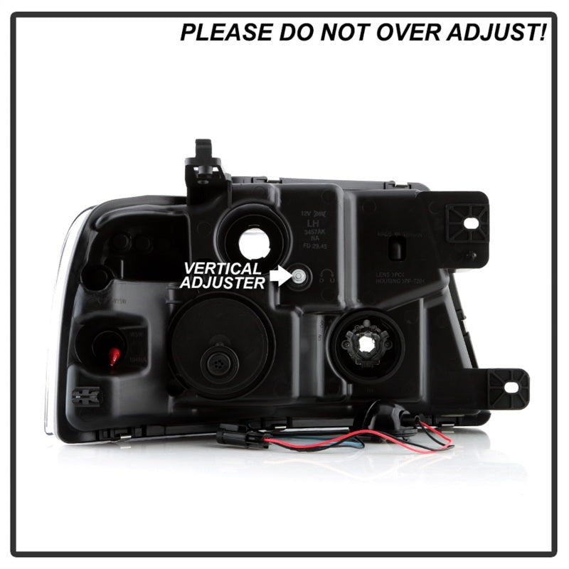Spyder Ford F-150 04-08 High-Power LED Headlights - Black PRO-YD-FF15004PL-BK - 5088161