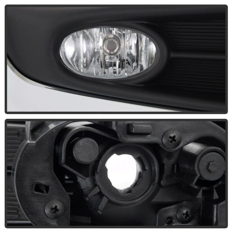 Spyder 17-18 Honda CRV OEM Chrome Trim Fog Lights w/Switch &amp; Cover - Clear (FL-HCRV2017-C)