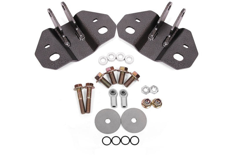 BMR Suspension 15-19 Ford Mustang Rear Upper Shock Mount- Hammertone Black - SM760H for 2015-2019 Ford Mustang