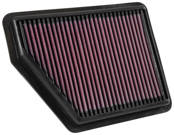K&N 2016 Honda Civic L4-2.0L Replacement Drop In Air Filter - 33-5045 for 2016-2024 Honda Civic - front view