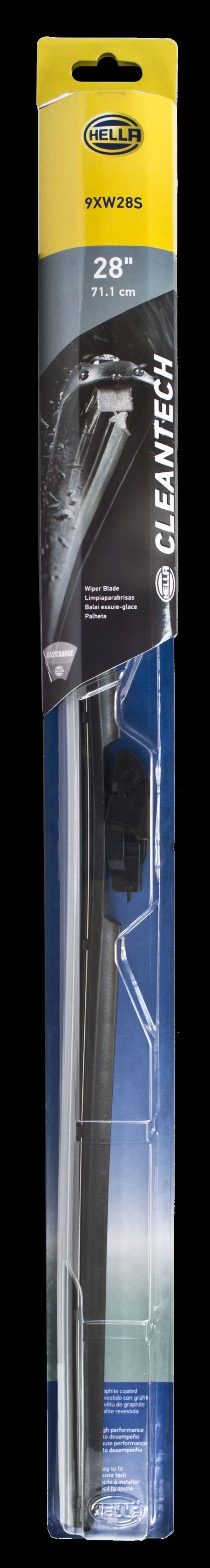 Hella Clean Tech Wiper Blade 28in - Single - 358054281 for 2009-2024 Nissan GT R - front view