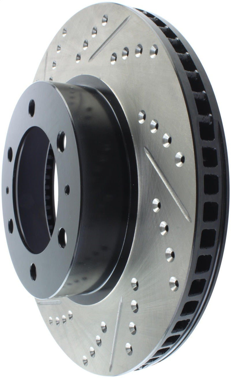 StopTech 07-08 Toyota FJ Cruiser / 05-08 Tacoma (6 lug) / 03-08 4 Runner (319mm disc) SportStop Slo - 127.44129R