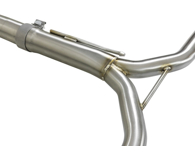 aFe Takeda Exhaust 304SS Dual Cat-Back w/ Black Tips 13-17 Honda Accord LX/EX/EX-L Sedan L4 2.4L - 49-36605-B