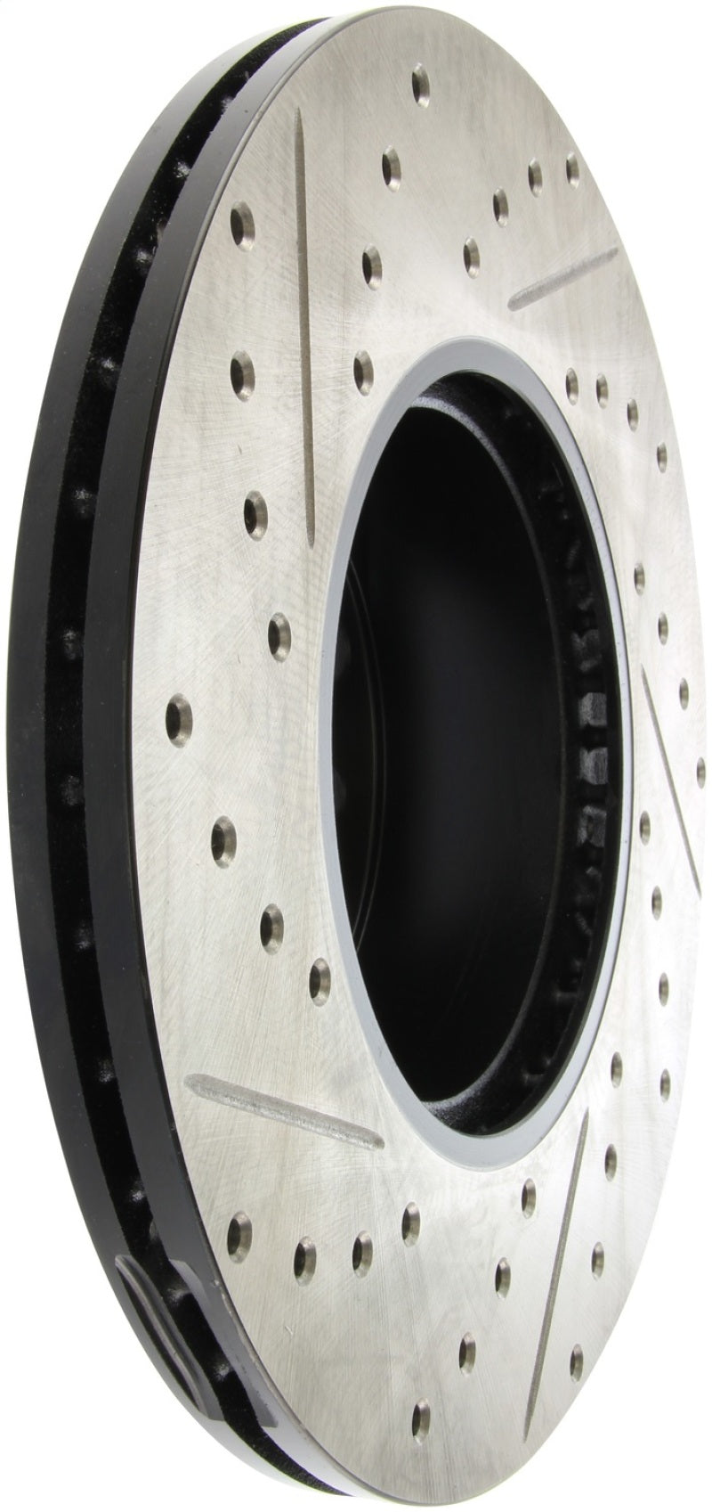 StopTech 9/07-09 BMW 328 Slotted & Drilled Left Front Rotor - 127.34108L