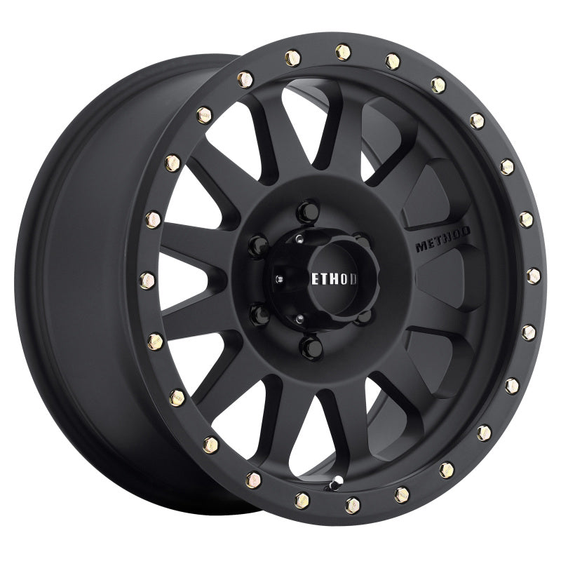 Method MR304 Double Standard 17x8.5 0mm Offset 6x5.5 108mm CB Matte Black Wheel - MR30478560500