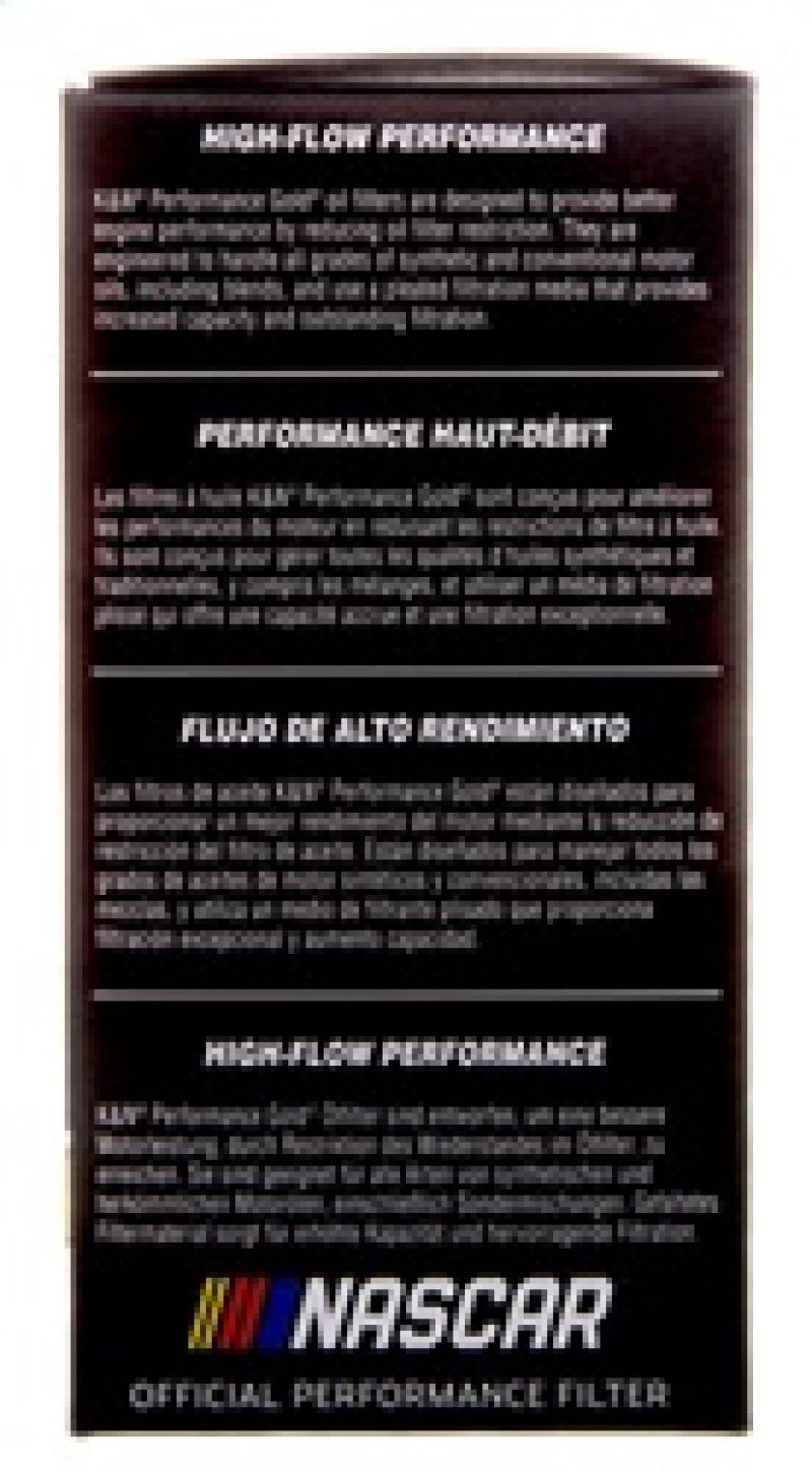 K&amp;N Performance Oil Filter for 2019 Audi A3 2.0L - HP-7038