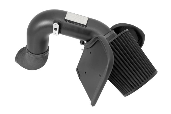 K&N 03-07 Dodge Ram Pickup 2500/3500 5.9L DSL Black Performance Intake Kit - 71-1532 for 2003-2007 Dodge Ram 2500 - front vie
