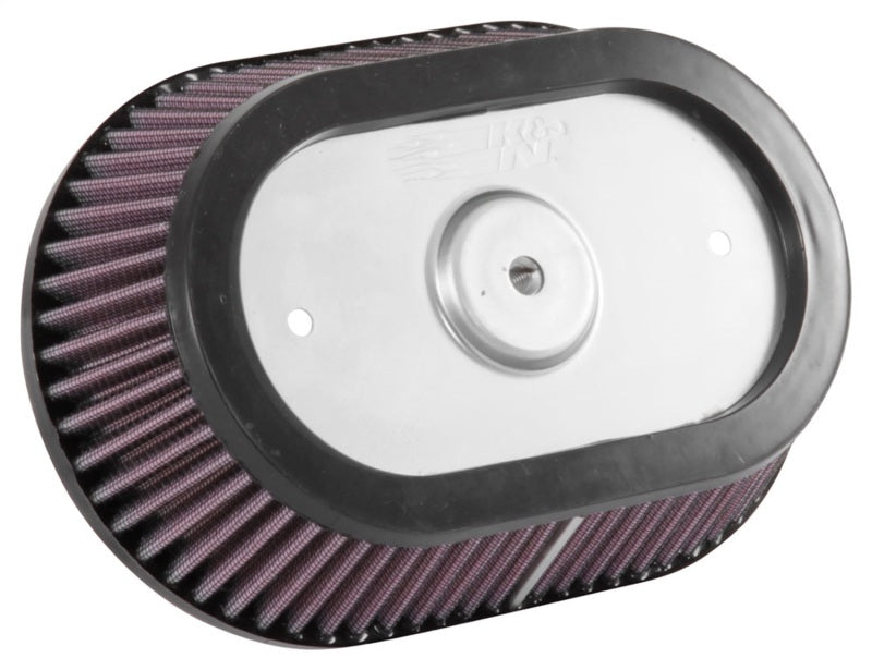 K&N Universal Custom Air Filter - Oval Shape 9.313in OD / 2.375 Height - E-3988 by K&N Engineering - front view