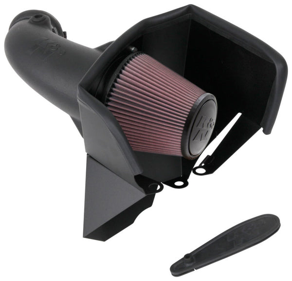 K&N 18-19 Jeep Grand Cherokee Trackhawk V8-6.2L F/I Aircharger Performance Intake - 63-1579 for 2021-2023 Dodge Durango - fro