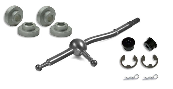 Torque Solution Short Shifter/Base/Shift Cable Bushing Combo: Mitsubishi Evo X 10+ - TS-SS-005B for 2008-2015 Mitsubishi Lanc
