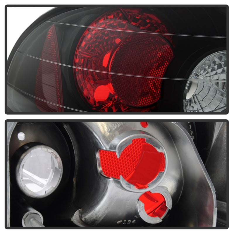 Spyder Toyota Corolla 98-02 Euro Style Tail Lights Black ALT-YD-TC98-BK - 5007476