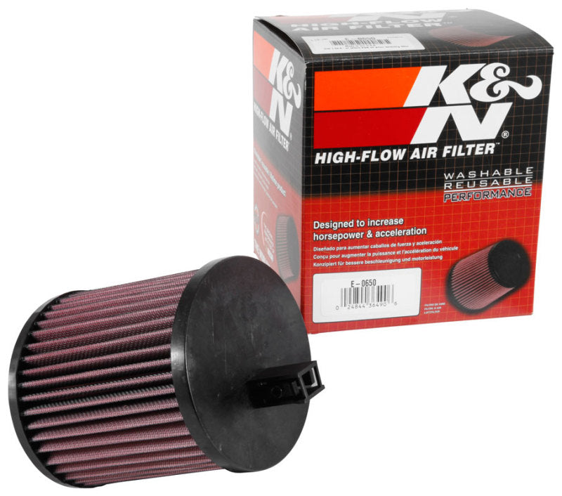 K&amp;N 2016 Cadillac ATS-V V6-3.6L F/l Drop In Air Filter - Replacement Air Filter - E-0650