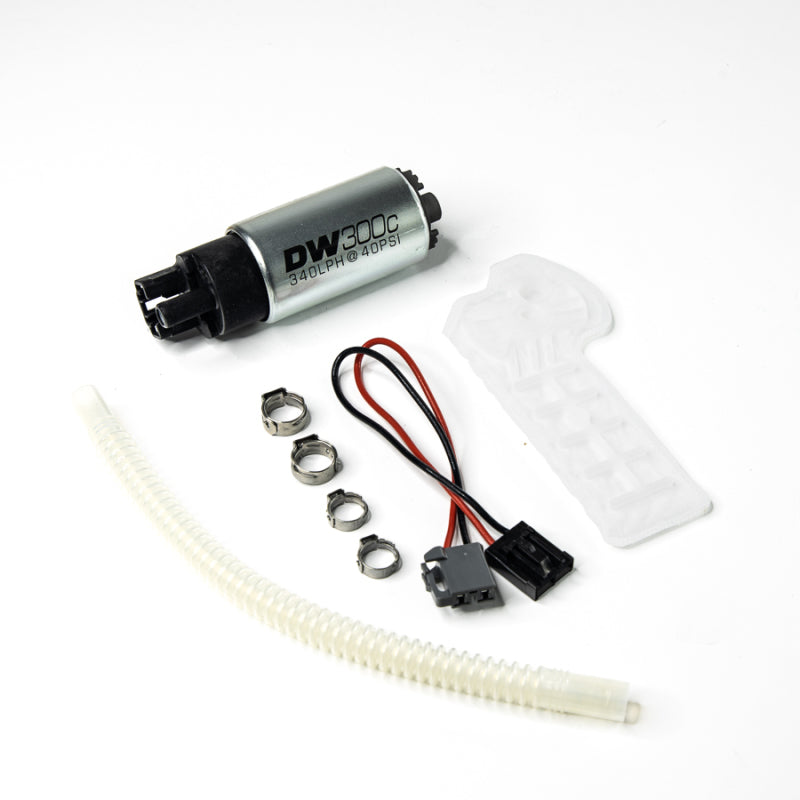 DeatschWerks Hyundai Genesis Coupe 2.0T 340lph Compact Fuel Pump w/o clips w/ 9-1061 install kit - 9-307-1062