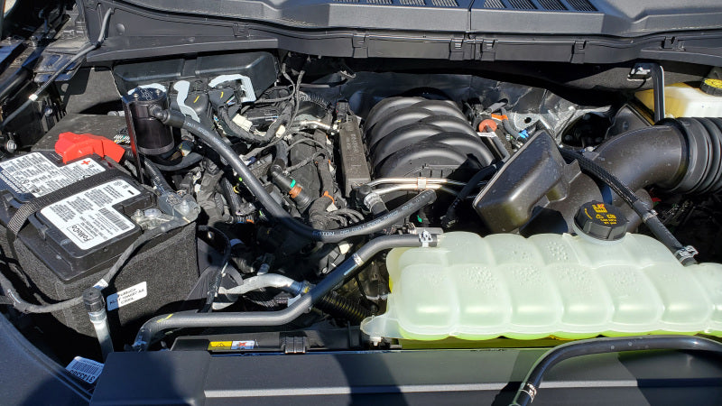 J&amp;L 2011-2023 Ford F-150 2.7L/3.5L/5.0L Passenger Side Oil Separator 3.0 - Black Anodized
