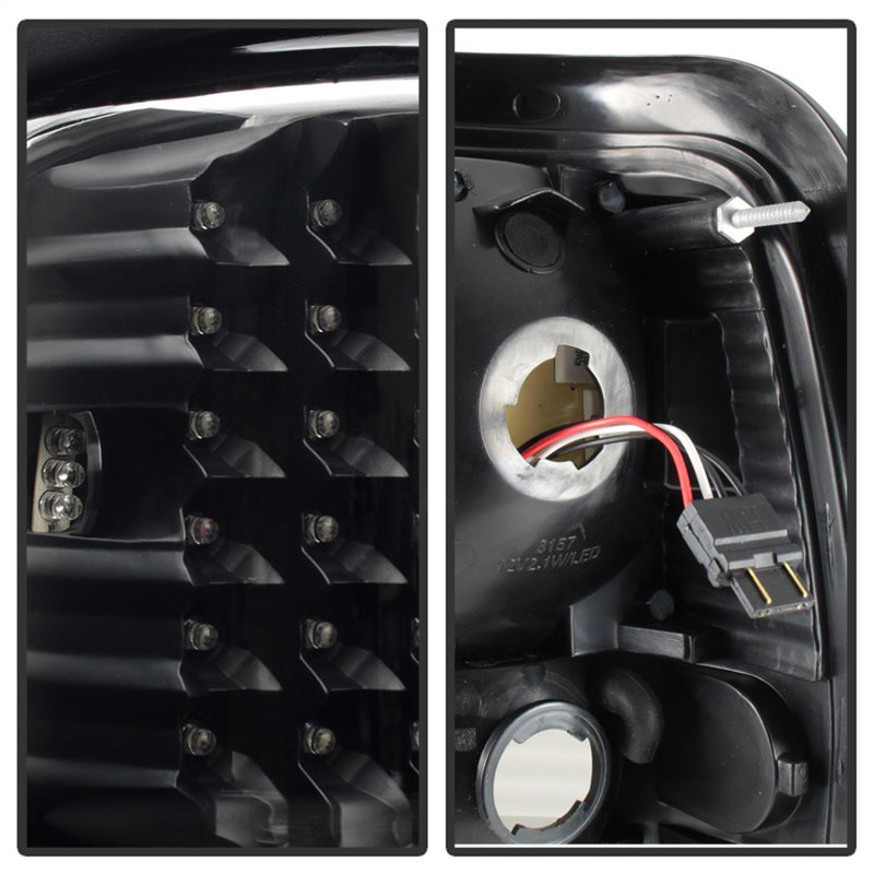 Xtune Dodge Ram 1500 94-01 / Ram 2500/3500 94-02 LED Tail Lights Black ALT-ON-DRAM94-LED-BK - 5012777