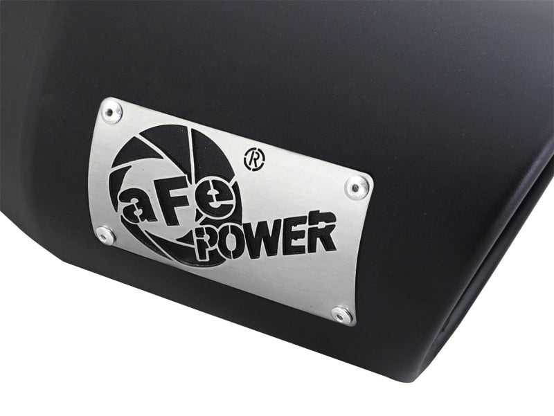 aFe Diesel Exhaust Tip Bolt On Black 4in Inlex x 6in Outlet x 12in - 49T40601-B12