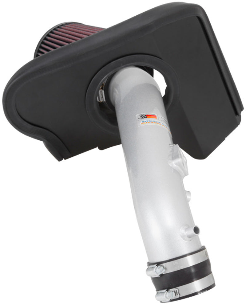 K&N 2013-14 Honda Accord 2.4L L4 69 Series Typhoon Air Intake System - Silver Cold Air Intake Kit - 69-1213TS