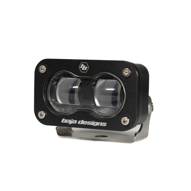 Baja Designs 21-22 Ford Bronco w/Steel Bumper S2 SAE Pro Fog Pocket Light Kit - Clear - 448175